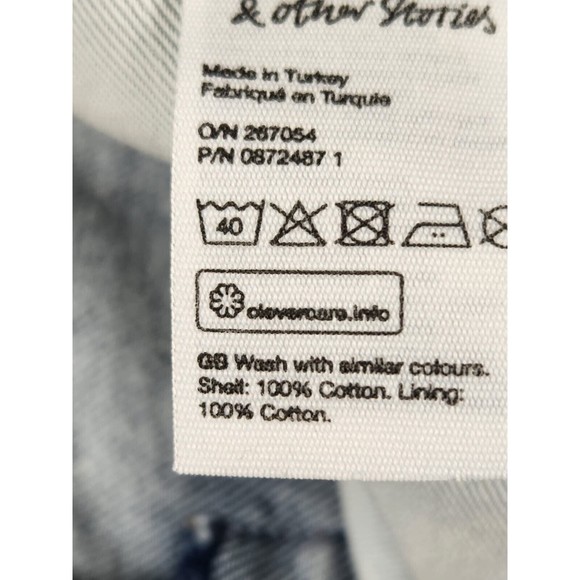 Stockholm Atelier‎ & Other Stories Women's Denim Bermuda Amanda shorts Size 27 - Picture 6 of 9